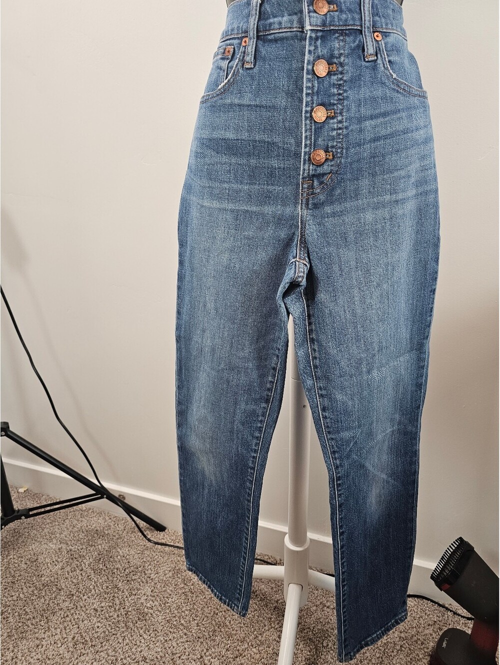 Madewell Perfect Vintage Crop Button-Fly  Jeans